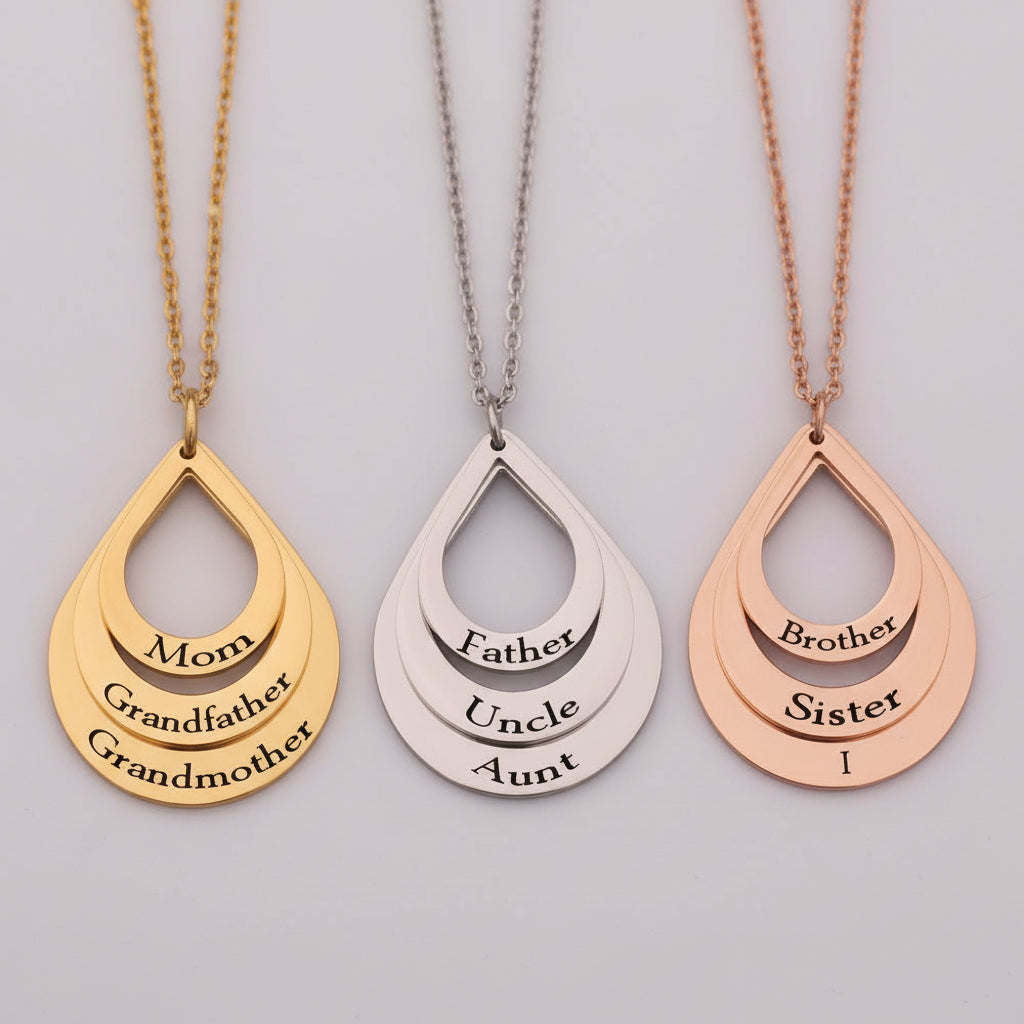 Trio d'amour, Collier personnalisable