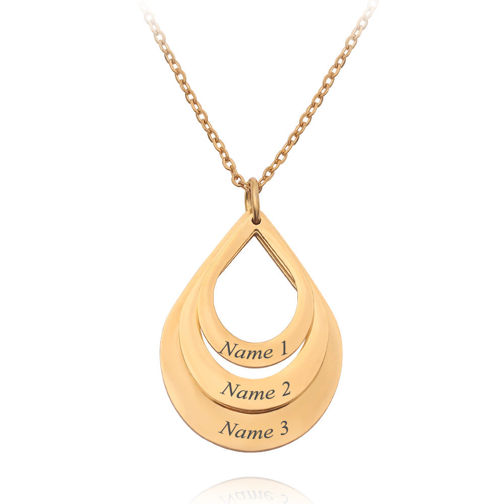 Trio d'amour, Collier personnalisable