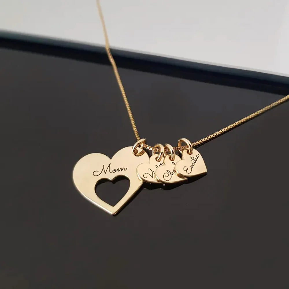 Collier Coeur de Famille