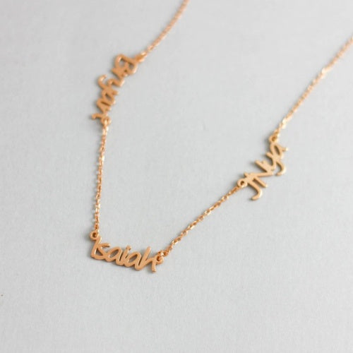 Collier personnalisable Trois signature